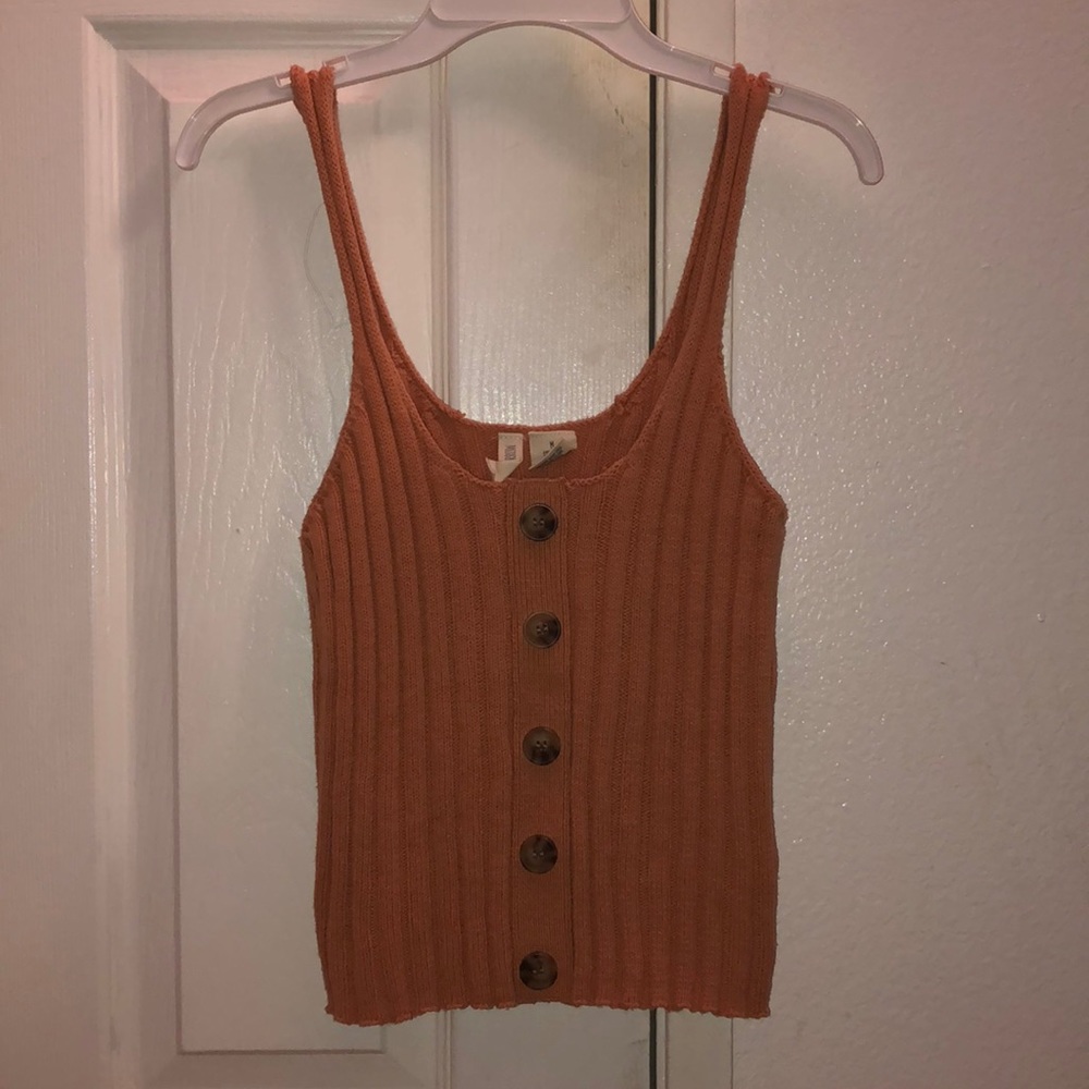 Sky & Sparrow peach top